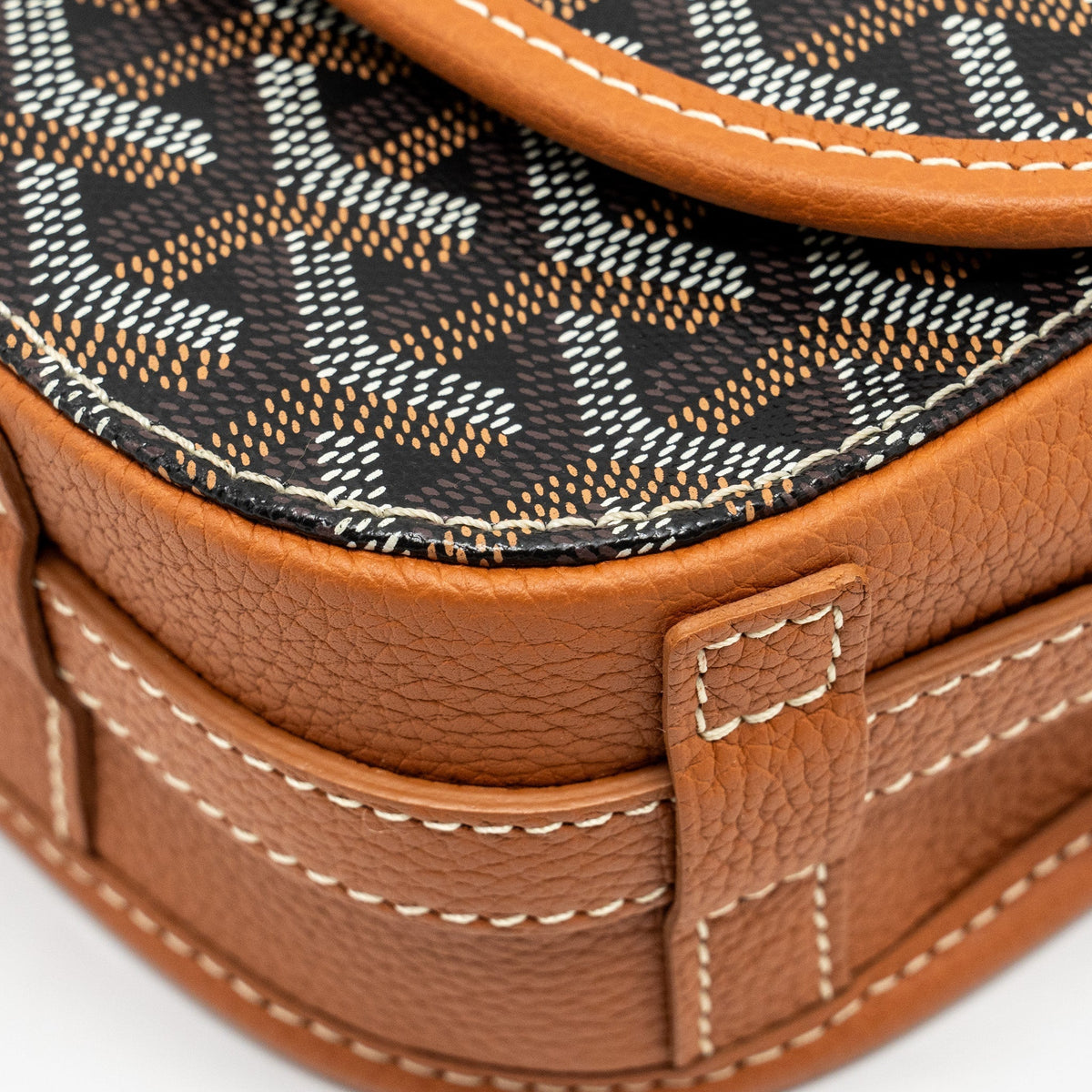 Goyard Belvedere PM Messenger Bag – Brown Goyardine Canvas & Leather, Silver Hardware