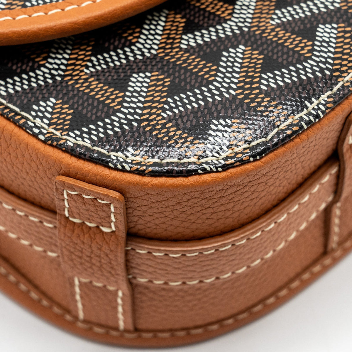 Goyard Belvedere PM Messenger Bag – Brown Goyardine Canvas & Leather, Silver Hardware