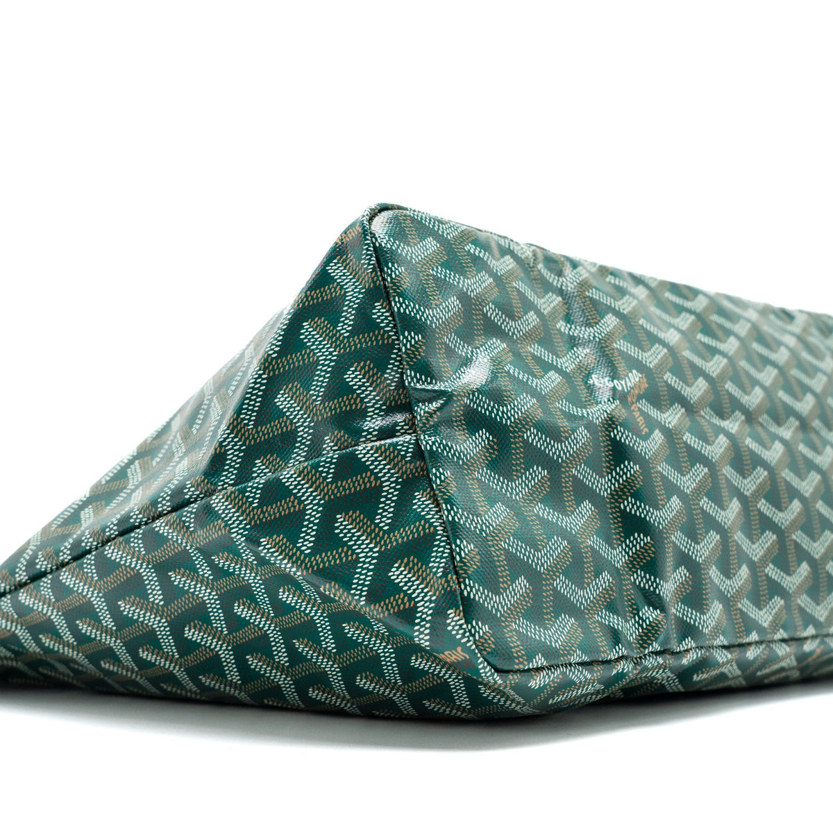 Goyard Saint Louis PM Tote Bag – Green Goyardine Canvas, Silver Hardware