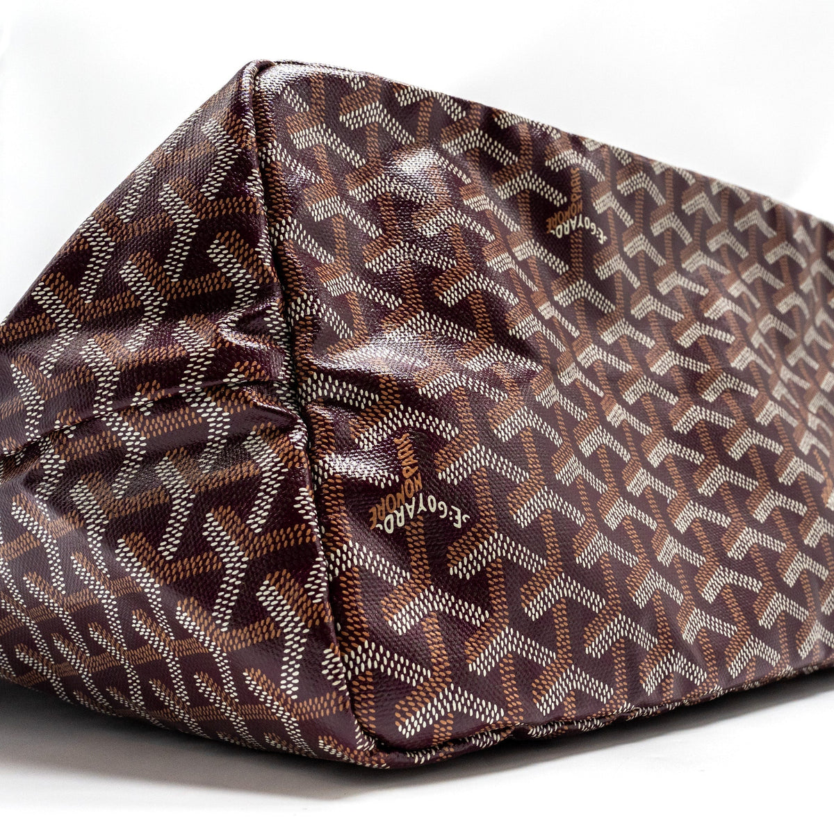 Goyard Saint Louis GM Tote Bag – Burgundy Goyardine Canvas & Calfskin, Silver Hardware