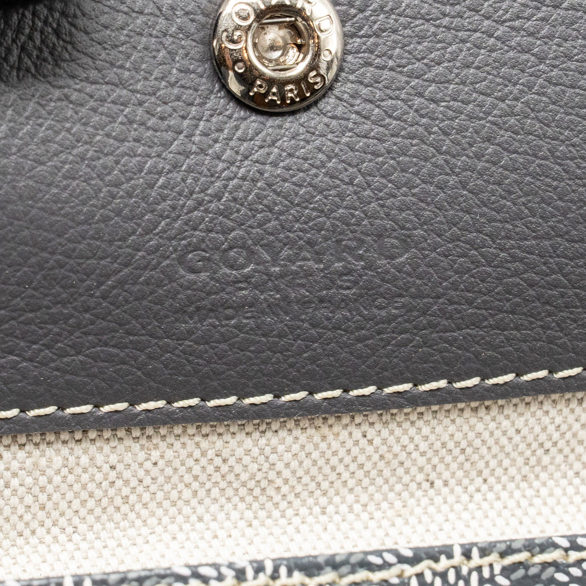 Goyard Saint Louis PM Tote Bag – Grey Goyardine Canvas & Calfskin, Silver Hardware