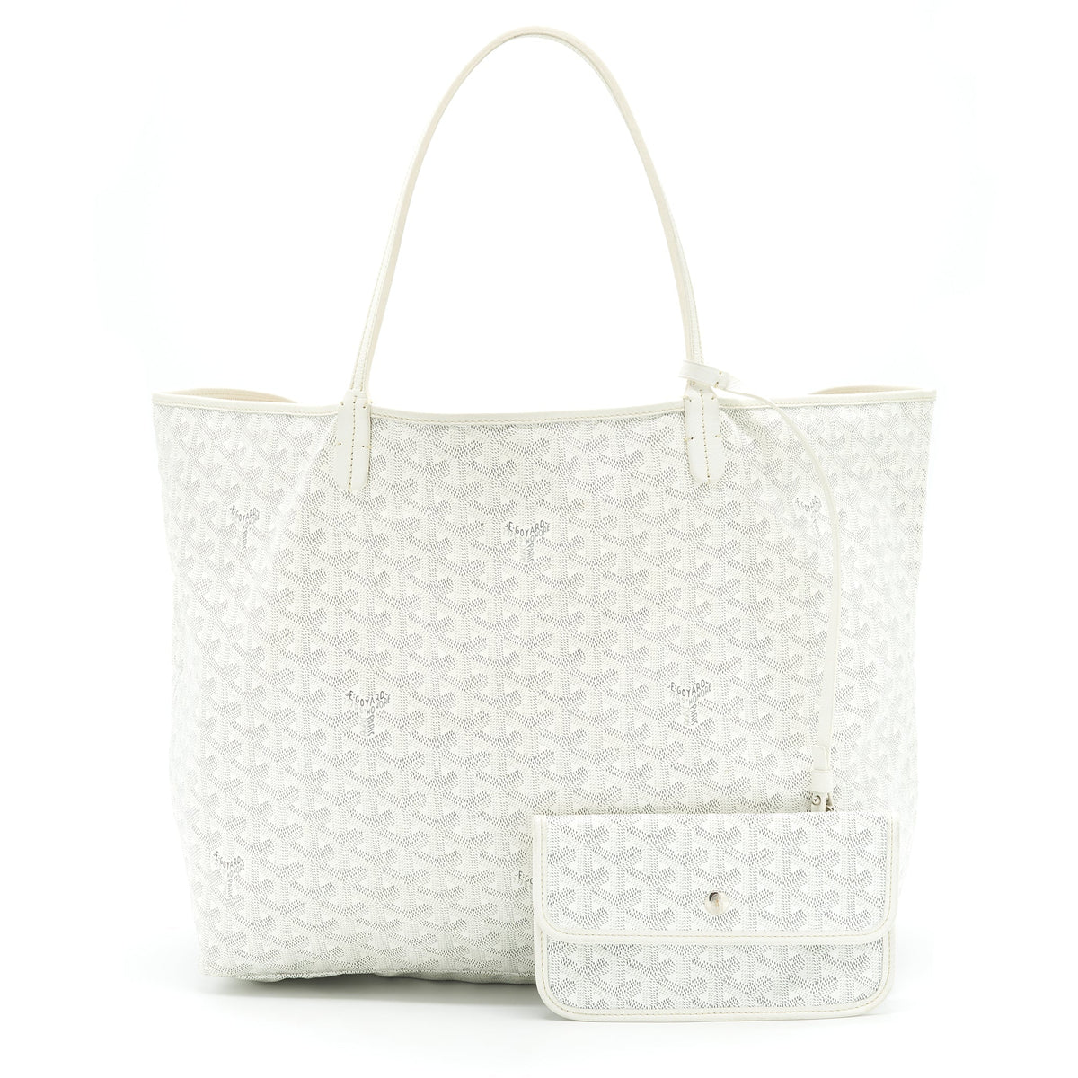 Goyard Saint Louis GM Tote Bag – White Goyardine Canvas