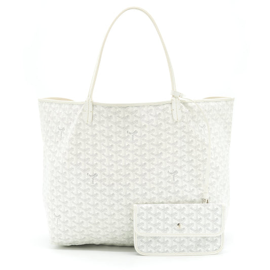 Goyard Saint Louis GM Tote Bag – White Goyardine Canvas