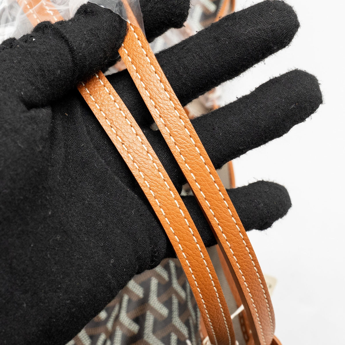 Goyard Saint Louis Tote GM – Black & Brown Goyardine Canvas, Silver Hardware