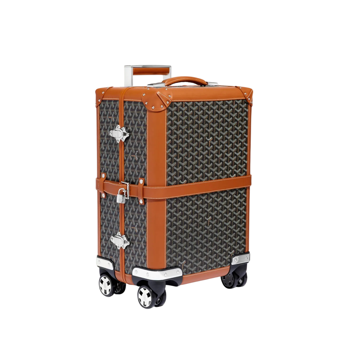Goyard Bourget PM Bag – Black & Tan Goyardine Canvas