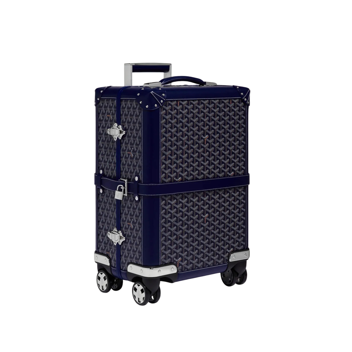 Goyard Bourget PM Bag – Navy Blue Goyardine Canvas