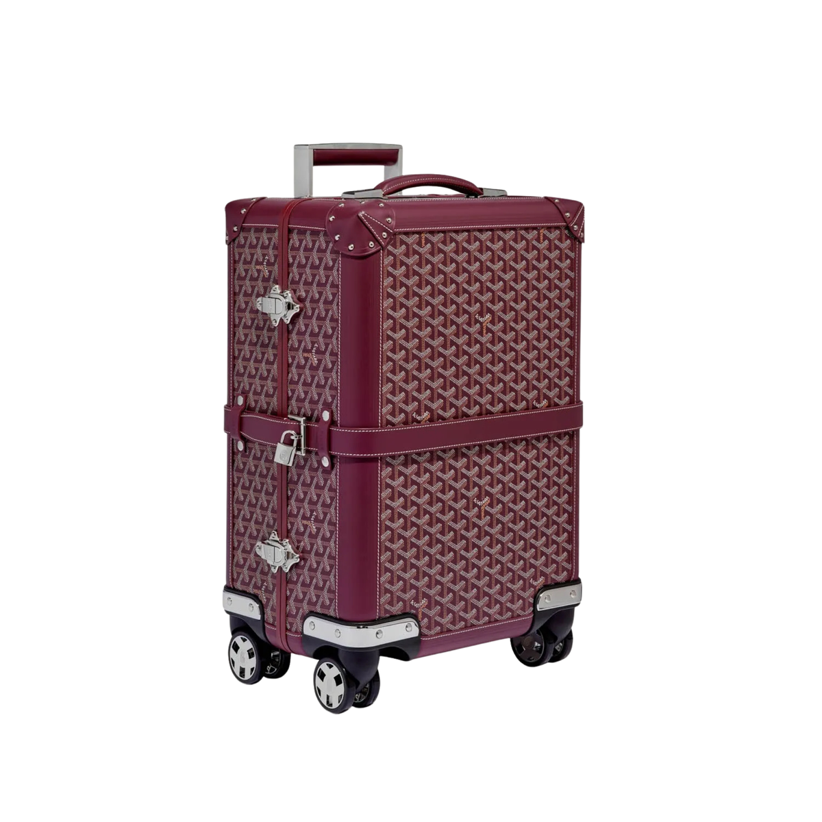 Goyard Bourget PM Bag – Burgundy Goyardine Canvas