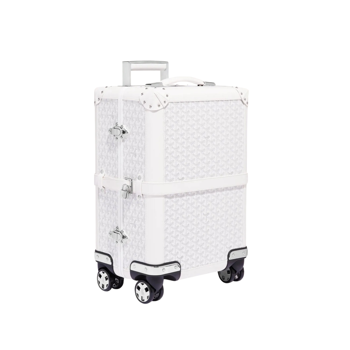 Goyard Bourget PM Bag – White Goyardine Canvas