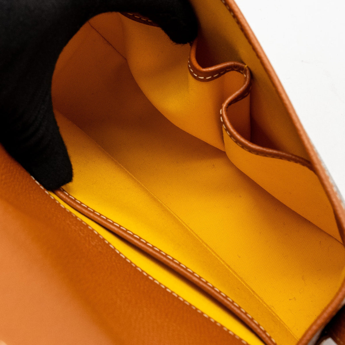 Goyard Belvedere PM Messenger Bag – Black & Tan Goyardine Canvas & Calfskin, Silver Hardware