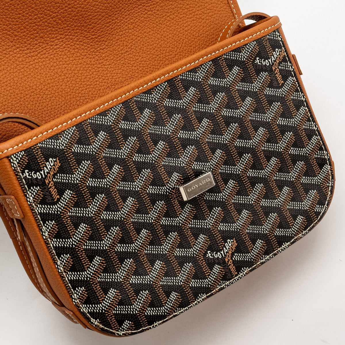 Goyard Belvedere PM Messenger Bag – Brown Goyardine Canvas & Leather, Silver Hardware