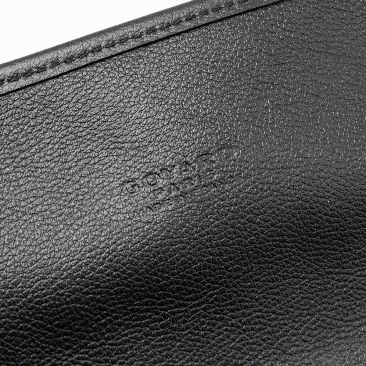 Goyard Saint Léger Backpack – Black Goyardine Canvas & Leather, Silver Hardware