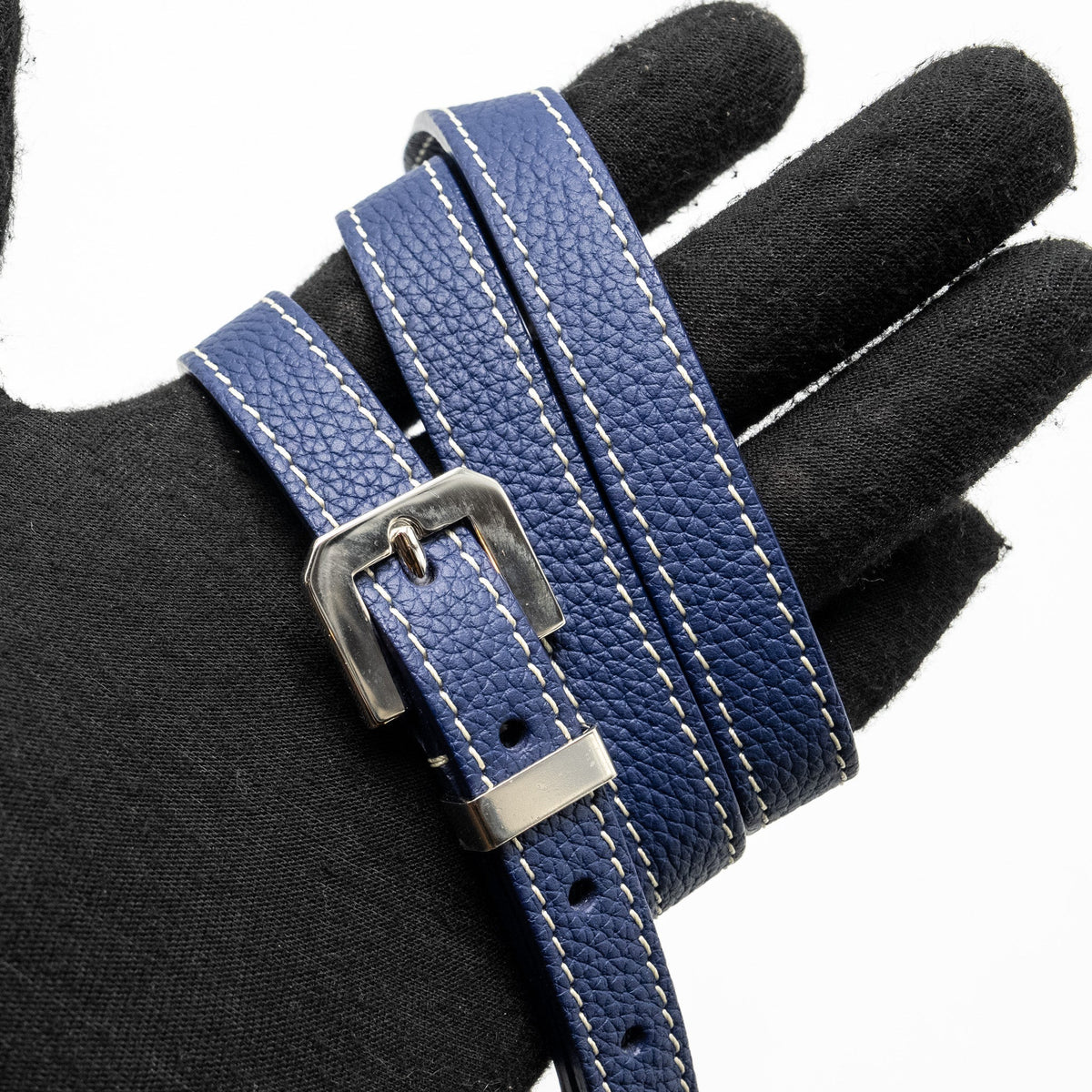 Goyard Belvedere PM Messenger Bag – Navy Goyardine Canvas & Calfskin, Silver Hardware