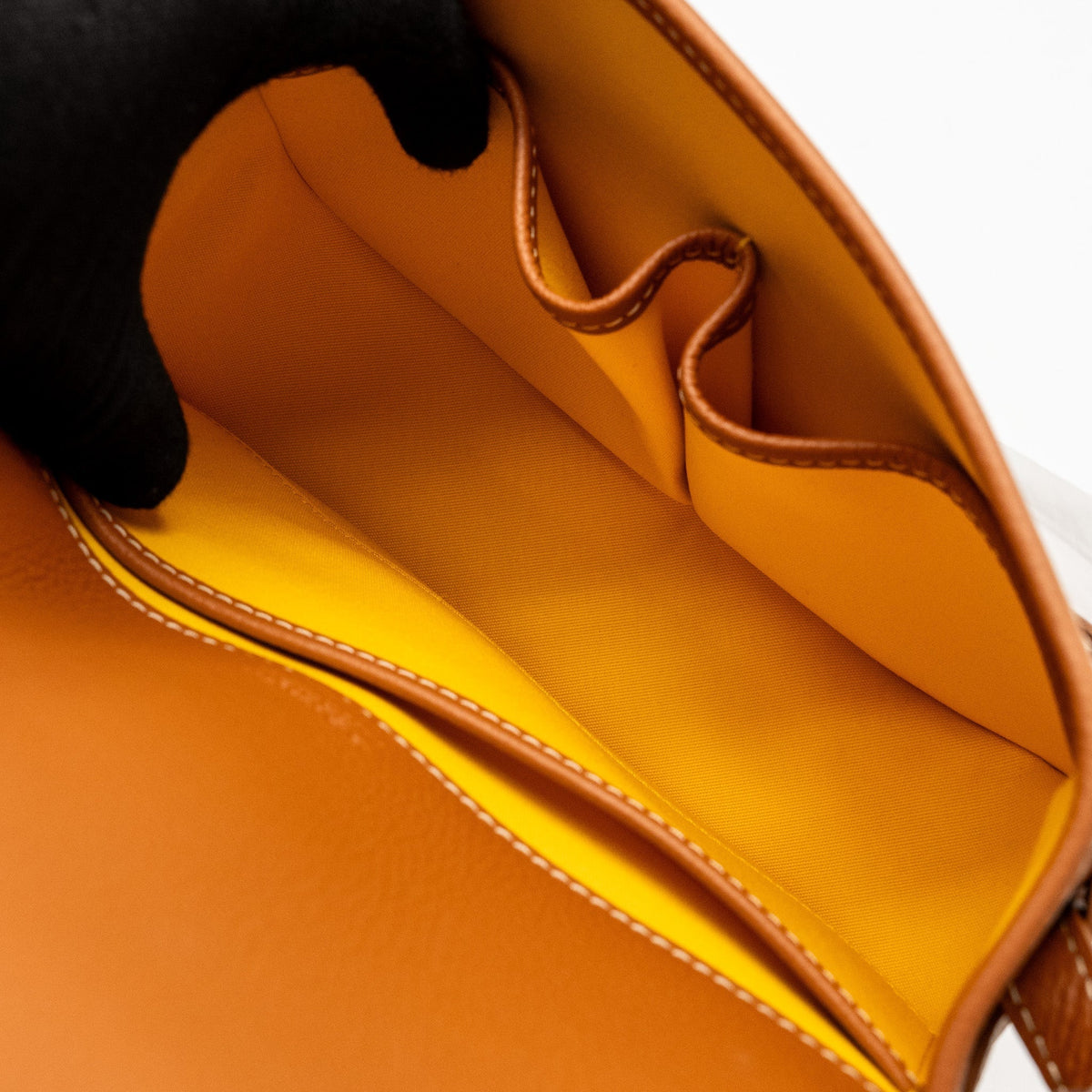 Goyard Belvedere PM Messenger Bag – Black & Tan Goyardine Canvas & Calfskin, Silver Hardware