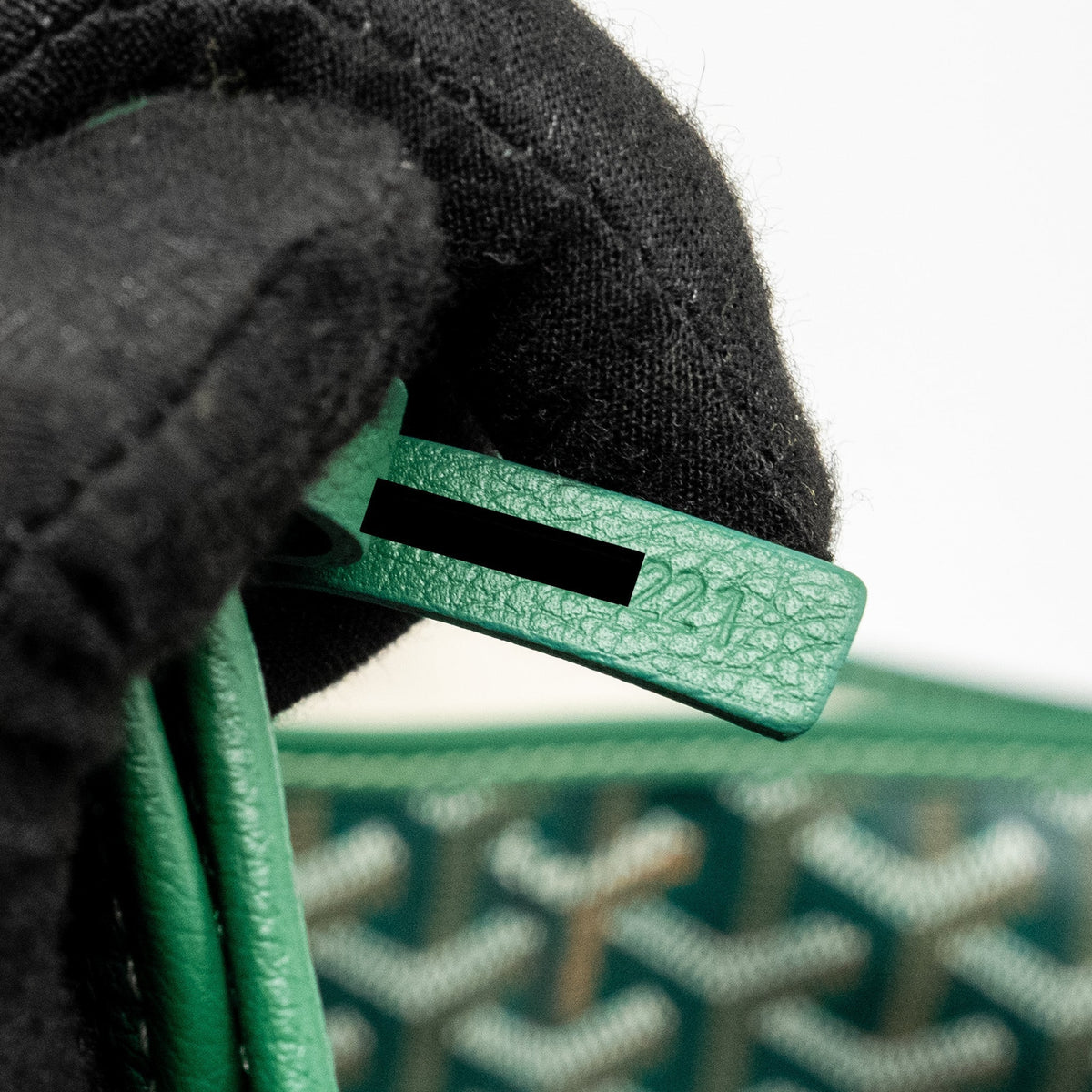 Goyard Saint Louis GM Tote Bag – Green Goyardine Canvas & Calfskin, Silver Hardware