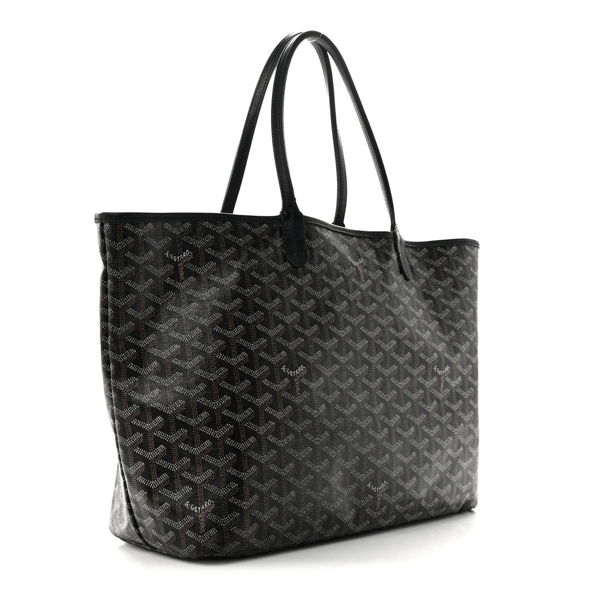 GOYARD Goyardine Saint Louis PM Tote Bag – Black