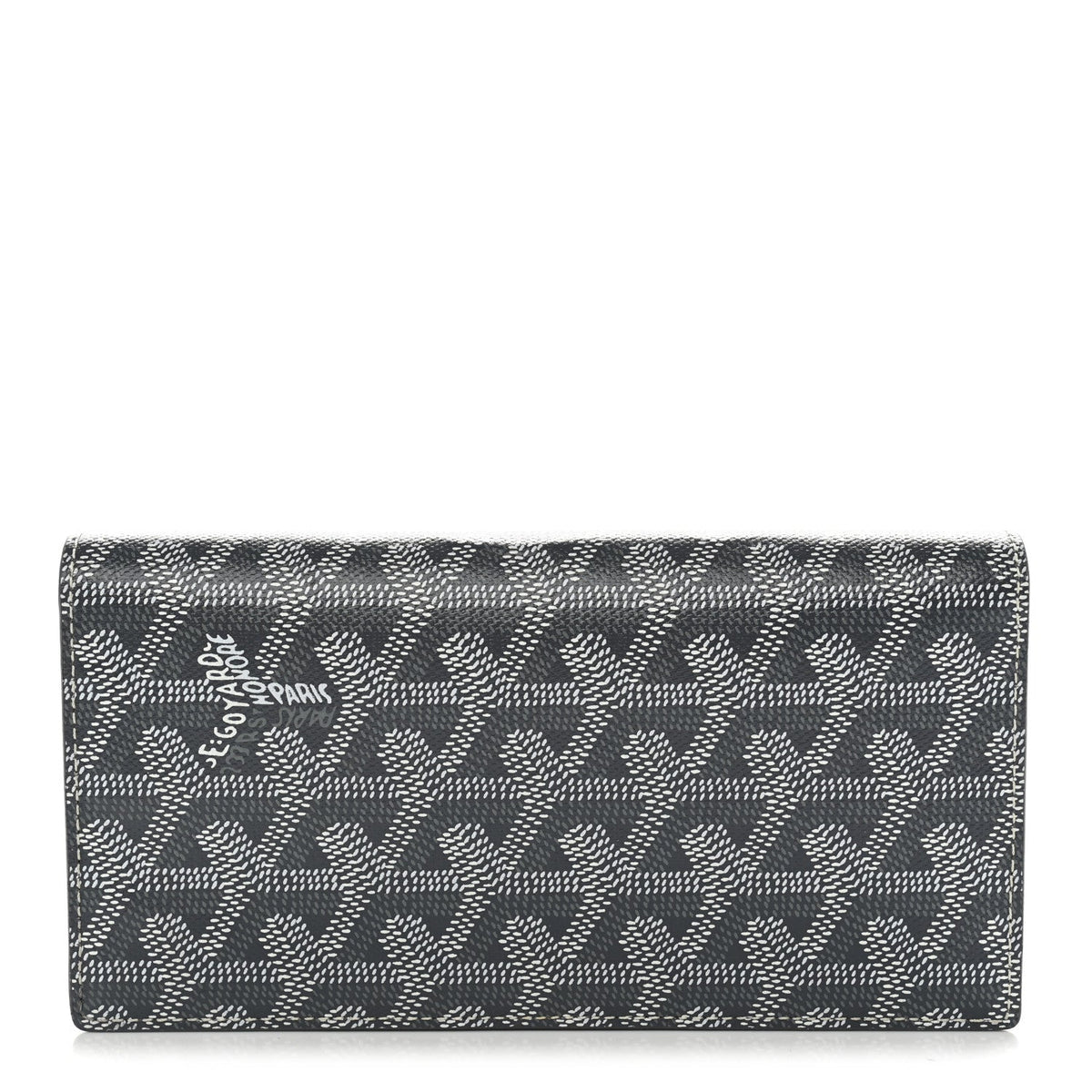 GOYARD Goyardine Long Bi-Fold Wallet – Grey