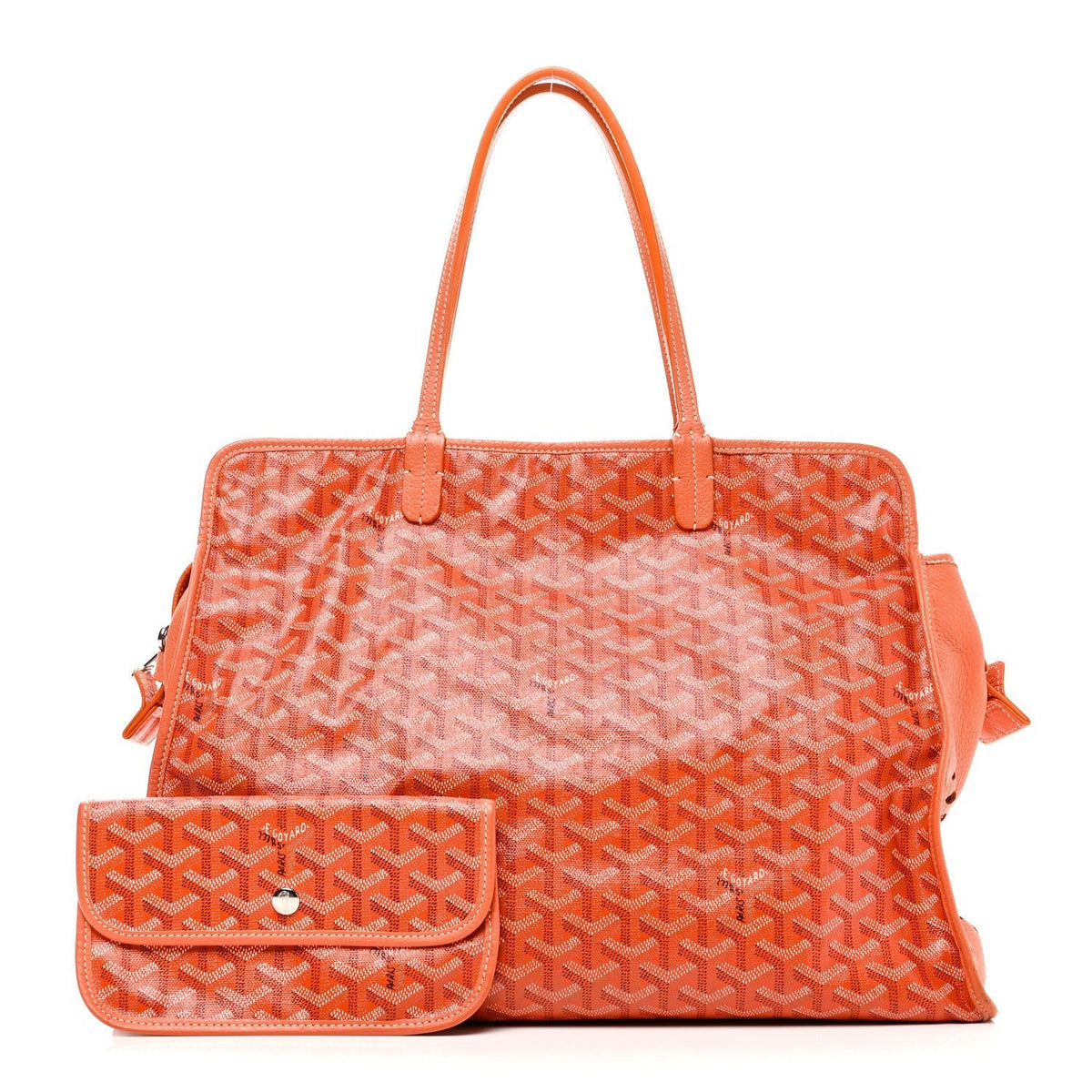 Goyard Sac Hardy PM Pet Carrier – Orange Goyardine Canvas