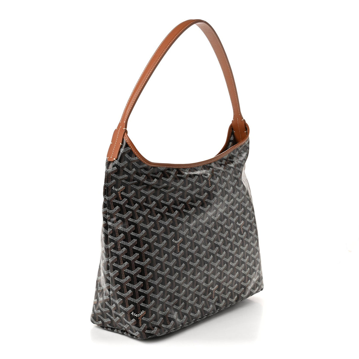 GOYARD Goyardine Bohème Hobo Bag – Black / Gold
