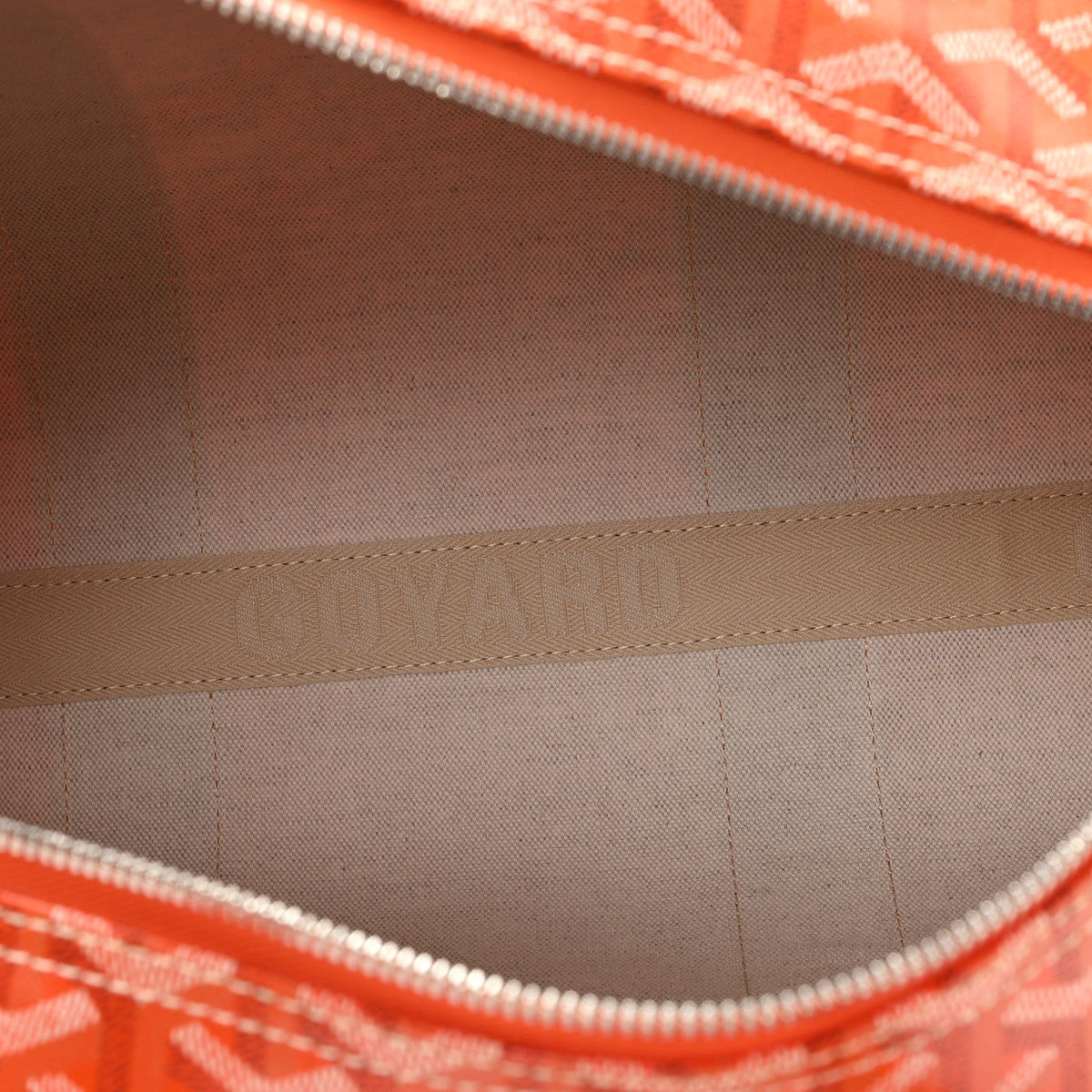 Goyard Barrel 40 Sports Bag – Orange Goyardine Canvas