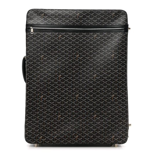 Goyard Trolley MM Rolling Suitcase – Black Goyardine Canvas
