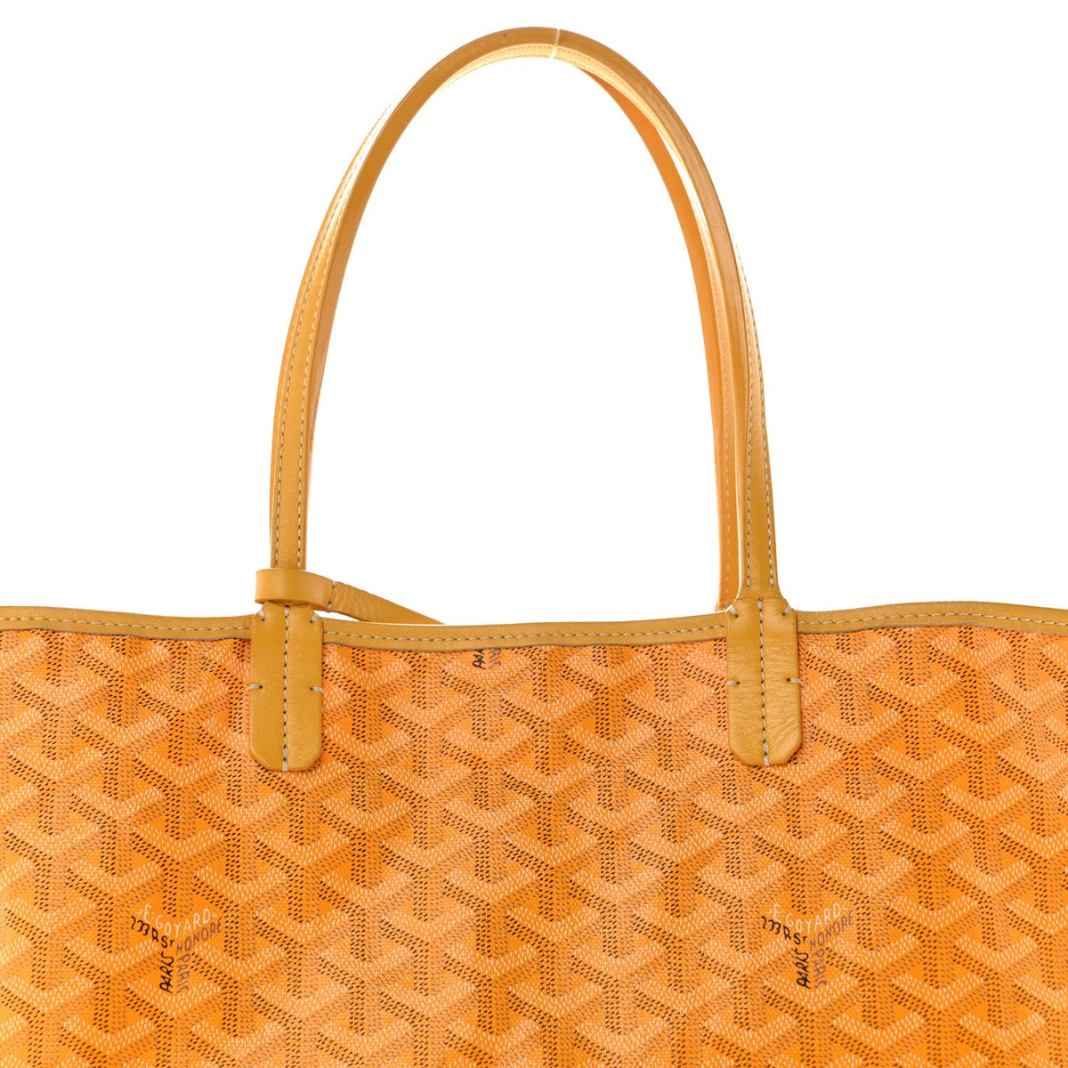 GOYARD Goyardine Saint Louis PM Tote Bag – Yellow