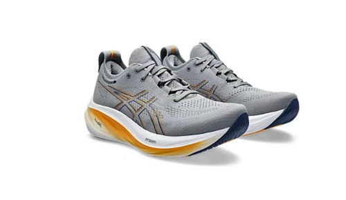 ASICS GEL-Nimbus 26 Running Shoes – Piedmont Grey / Saffron | EU Sizing