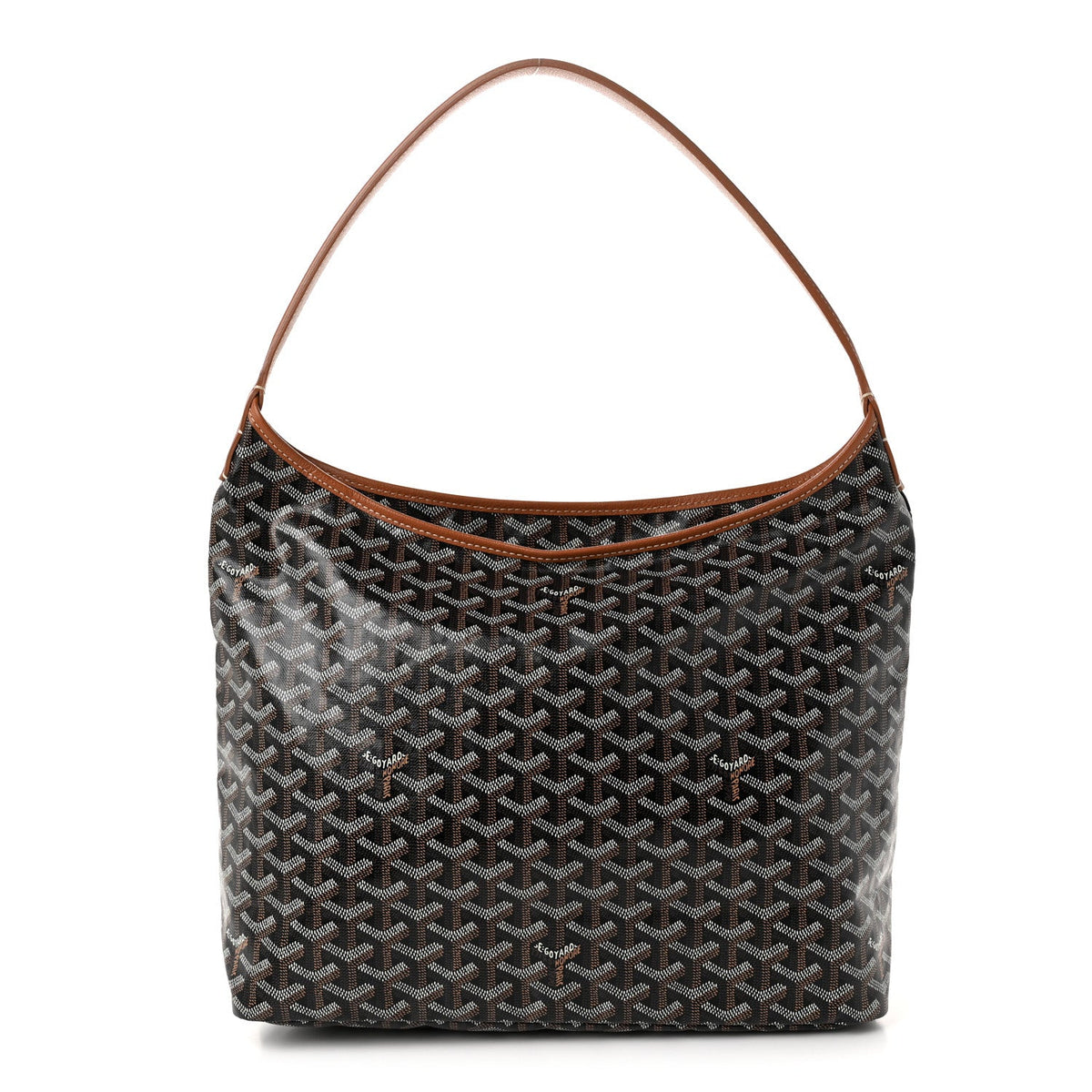 GOYARD Goyardine Bohème Hobo Bag – Black / Gold