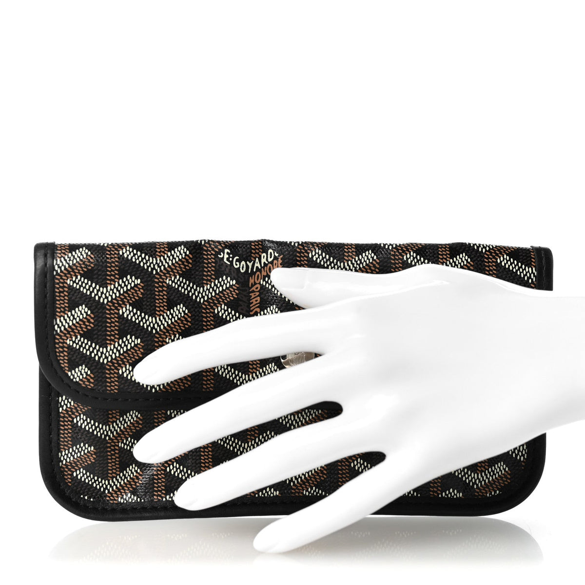GOYARD Goyardine Pouch – Black