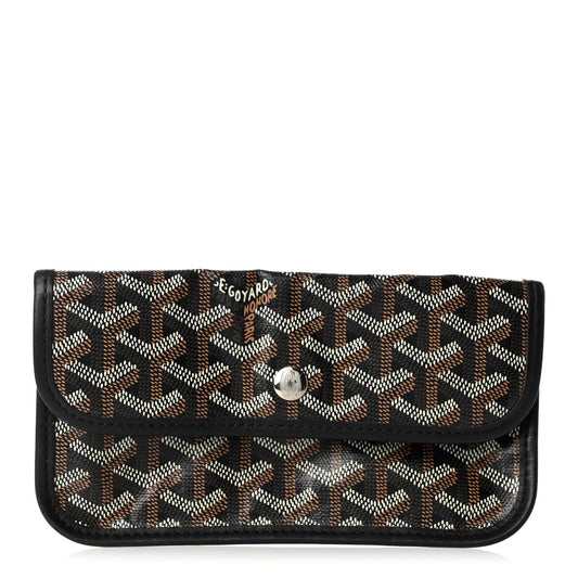 GOYARD Goyardine Pouch – Black