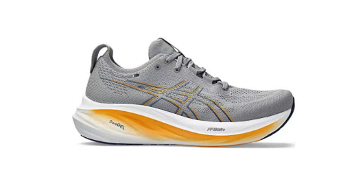 ASICS GEL-Nimbus 26 Running Shoes – Piedmont Grey / Saffron | EU Sizing