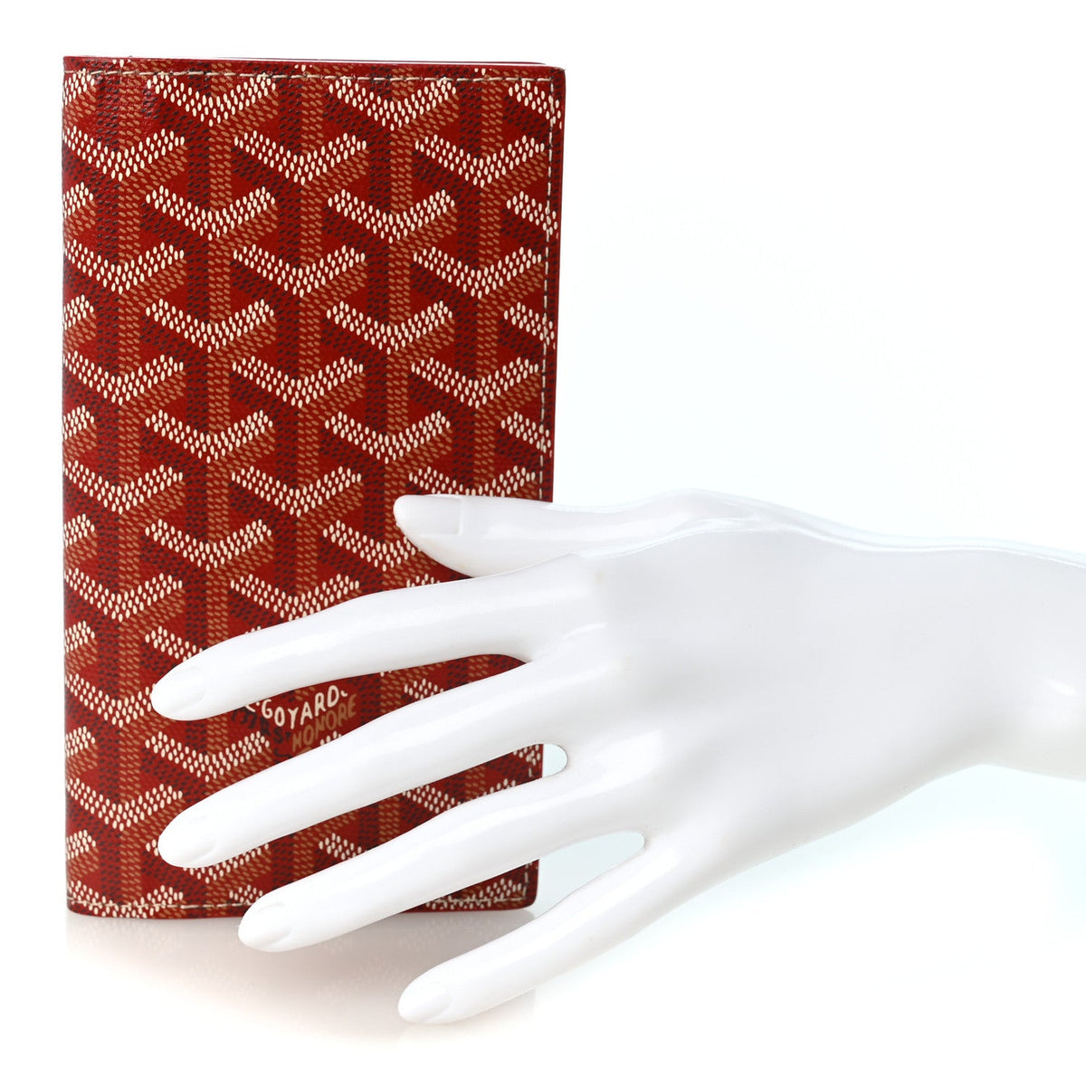 GOYARD Goyardine Saint Roch Wallet – Red