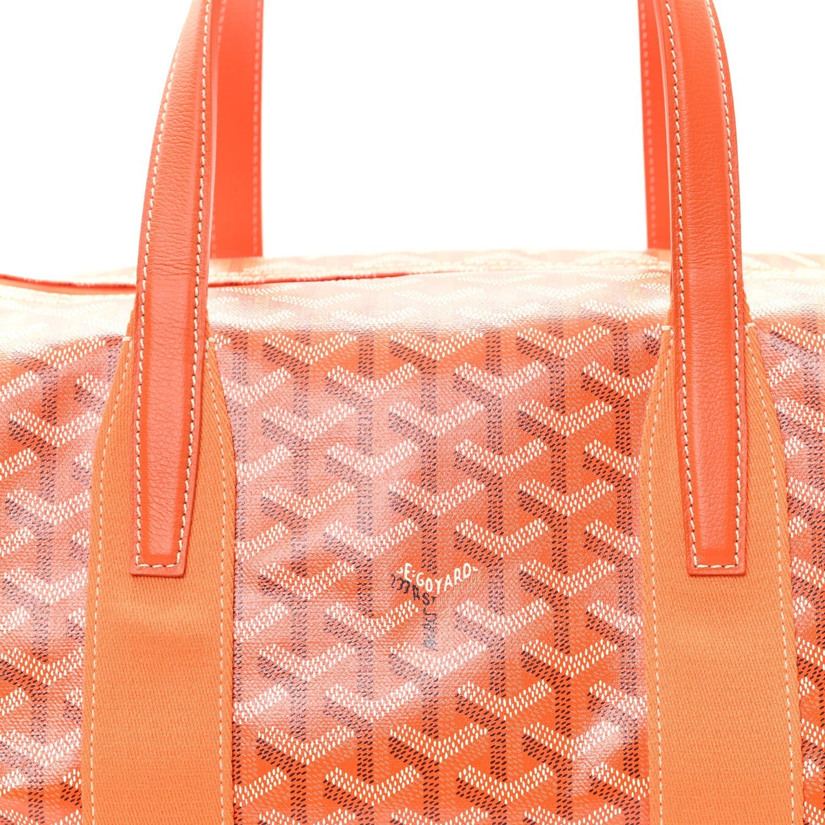 Goyard Barrel 40 Sports Bag – Orange Goyardine Canvas