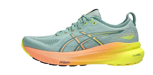 ASICS GEL-KAYANO 31 Running Shoes – Slate Grey / Safety Yellow | EU Sizing