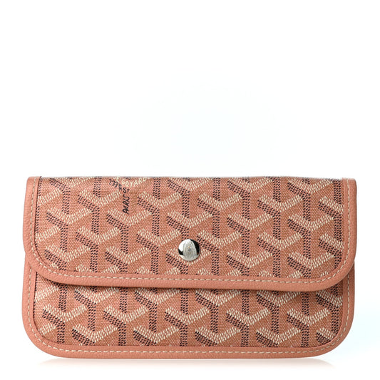 GOYARD Iridescent Goyardine Pouch – Pearly Coral
