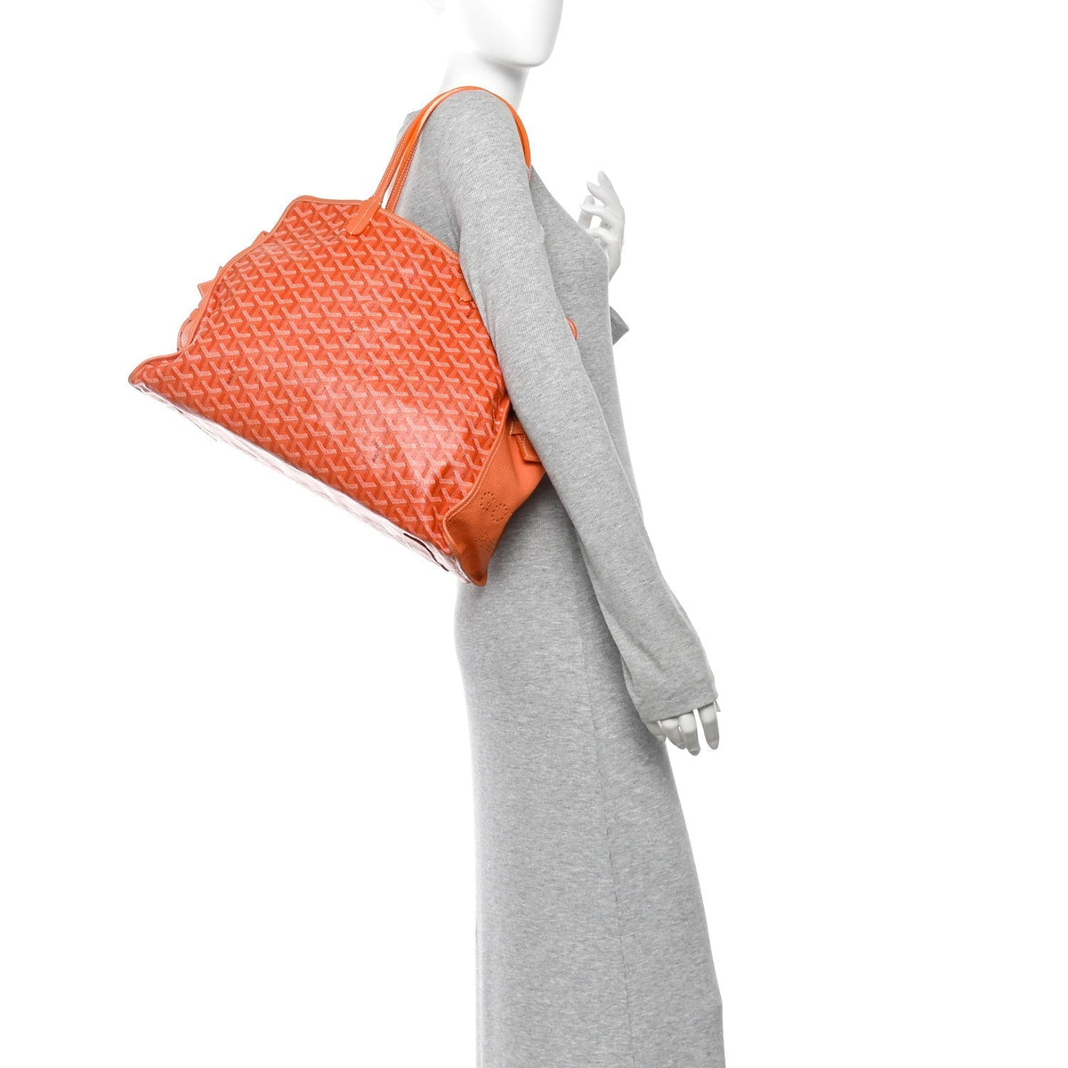 Goyard Sac Hardy PM Pet Carrier – Orange Goyardine Canvas
