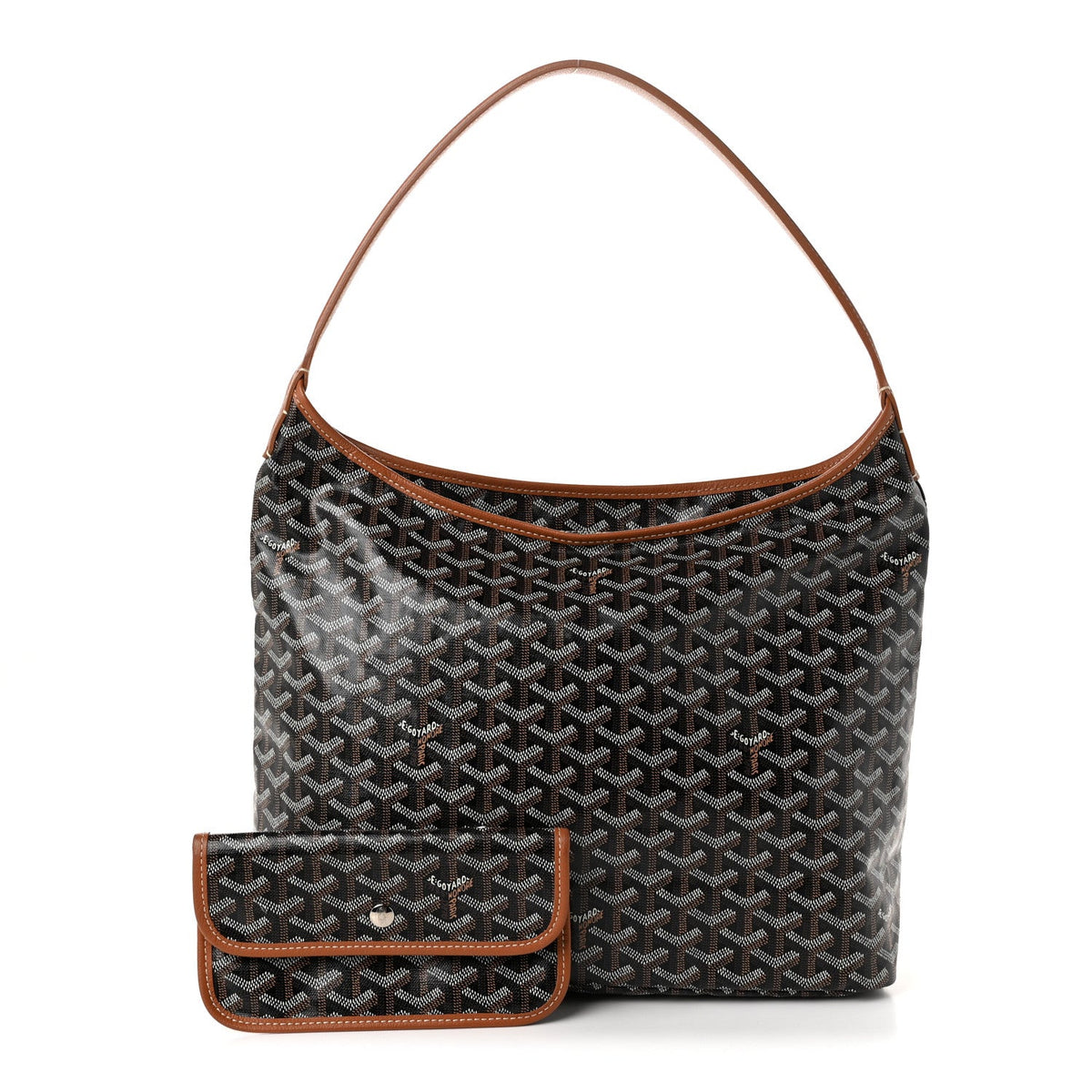 GOYARD Goyardine Bohème Hobo Bag – Black / Gold