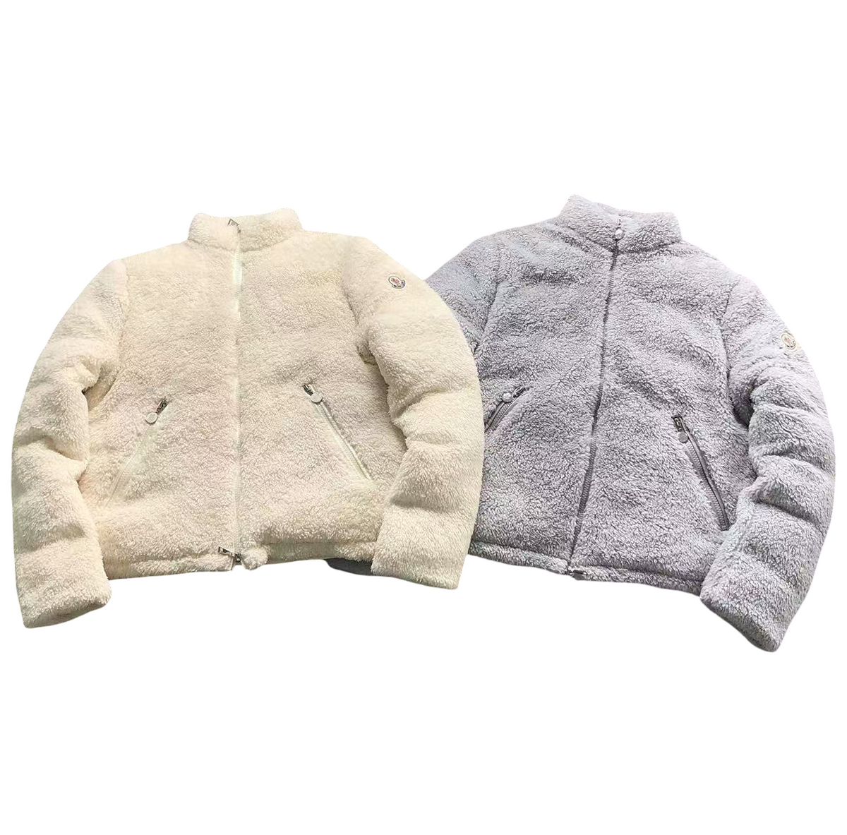 Moncler Polignac Fleece Jacket - Lavender Grey