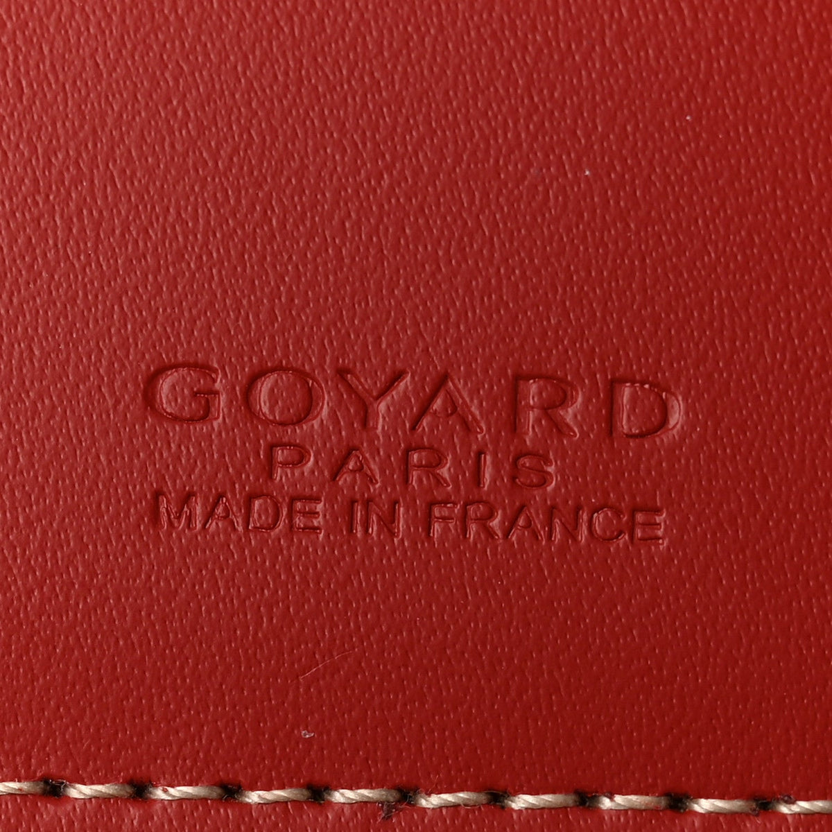 GOYARD Goyardine Saint Roch Wallet – Red